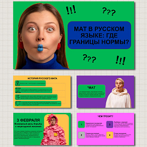 Презентация "Мат в русском языке: где границы нормы?"