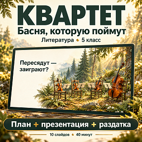 Комплект к уроку «Нравственные уроки басен И. А. Крылова» | Литература, 5 класс
