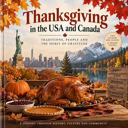 Обложка публикации «Thanksgiving in the USA and Canada: Same Holiday, Different Traditions»