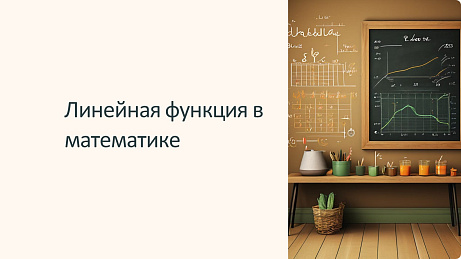 Обложка публикации «Презентация Линейная функция»