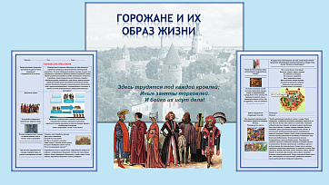 Презентация и рабочий лист к уроку «Горожане и их образ жизни».