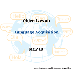 MYP objectives of Language Acquisition