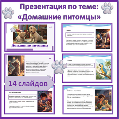 Обложка публикации «Разговоры о важном. Презентация для начальной школы по теме: «Домашние питомцы. Всемирный день питомца».»