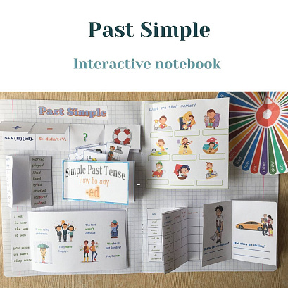 Обложка публикации «Past Simple. Интерактивная тетрадь»