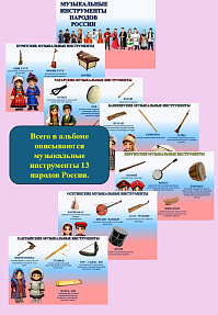 Альбом "Музыкальные инструменты народов России".