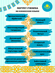 Портрет ученика на казахском языке