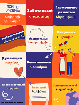Обложка публикации «Портрет ученика на армянском языке»