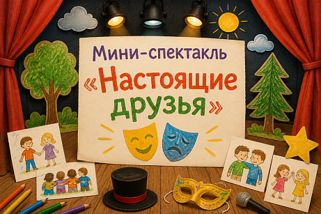 Обложка публикации «Мини-спектакль "Дружба"  для детей»