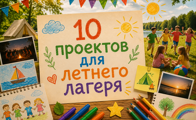 10 интересных проектов и заданий для детей в летнем школьном лагере
