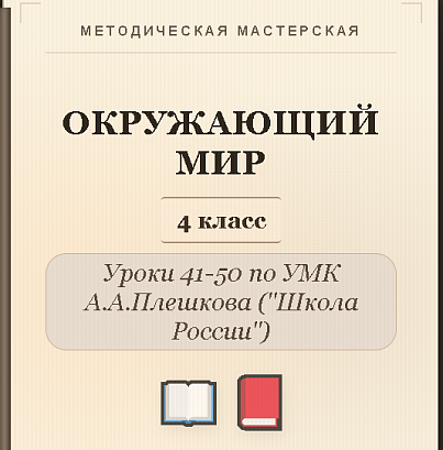 Обложка публикации «Окружающий мир. 4 класс. Конспекты уроков 41-50»