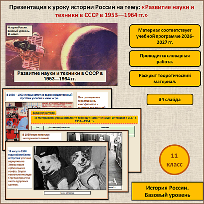 Обложка публикации «Развитие науки и техники в СССР в 1953—1964 гг.»
