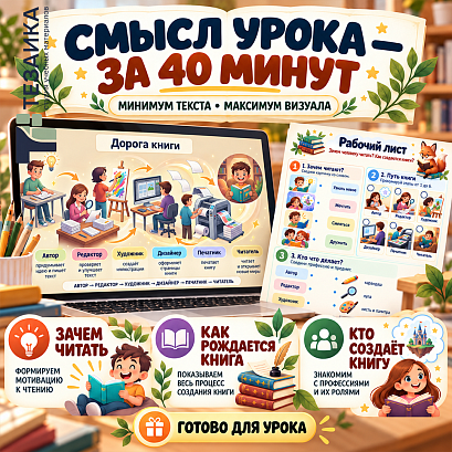 Обложка публикации «Комплект «Зачем человеку читать» | Разговоры о важном, 2 класс»